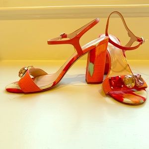 Kate Spade Multi-Colored Heeled Sandal